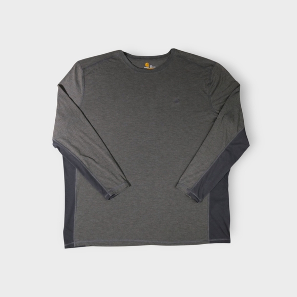 Carhartt Men’s Long Sleeve Extreme Force T-shirt, dark gray, 2XL Performance - Picture 2 of 9